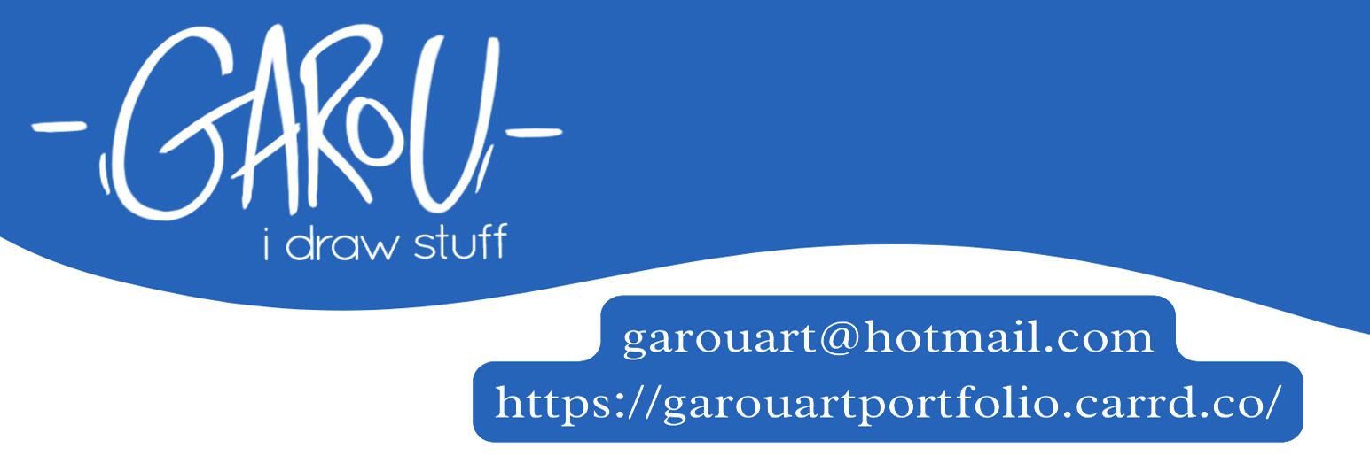 Title Logo: Garou, i draw stuff