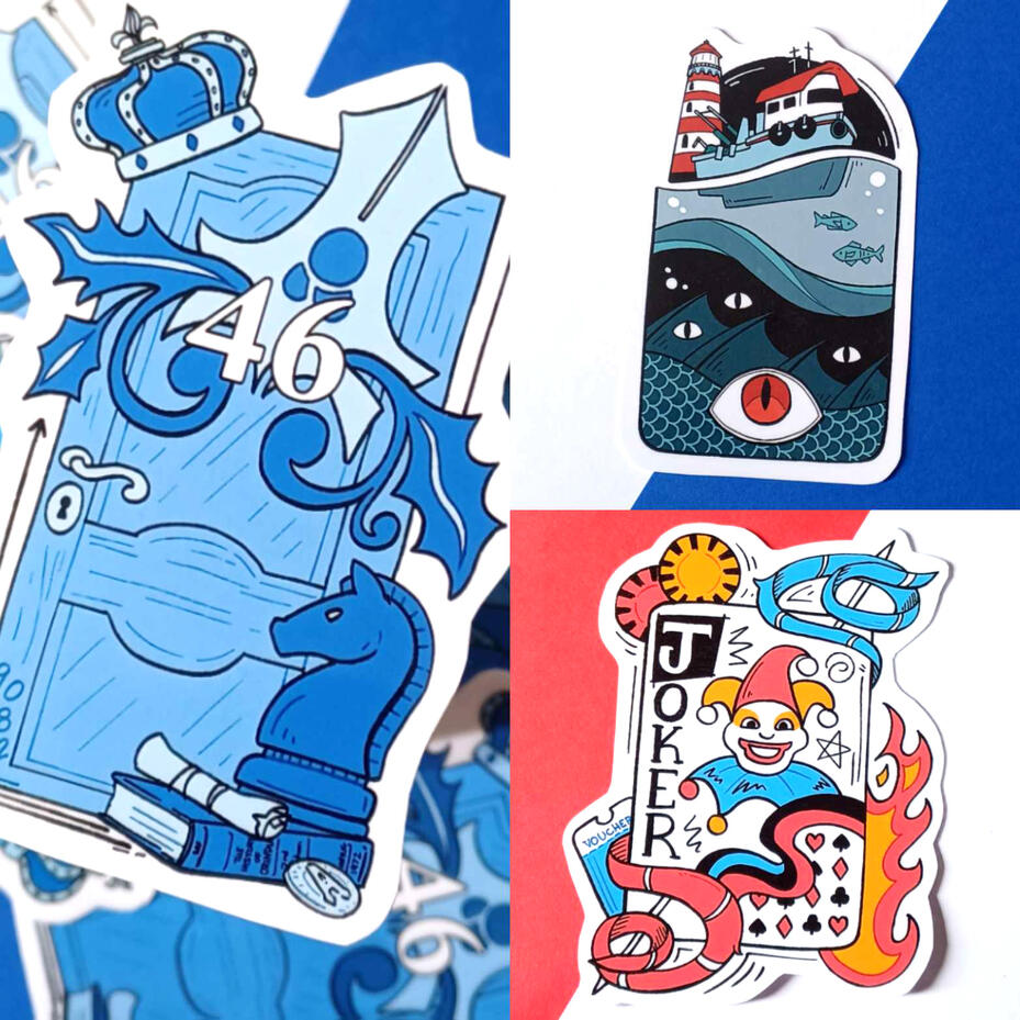 Title Logo: Garou, i draw stuff